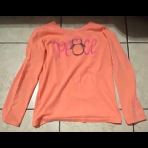 Orange Peace Penguin Shirt